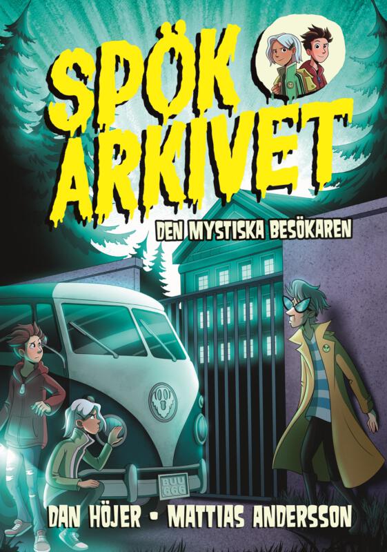 Omslag Spökarkivet bok 01 - Den mystiska besökaren mattias Andersson