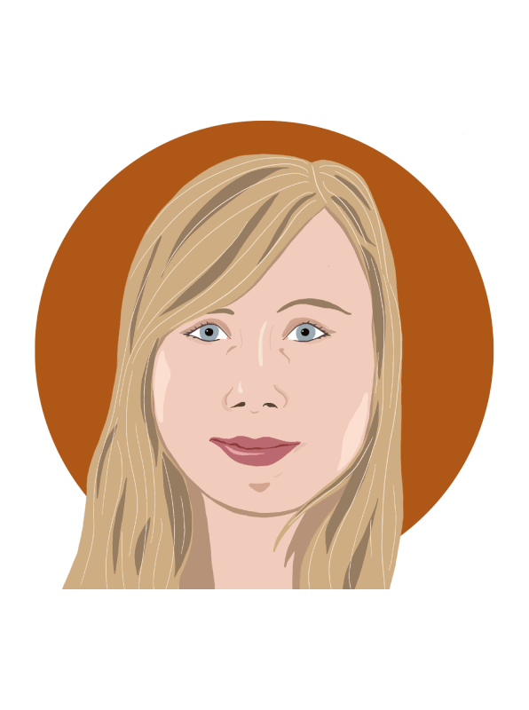 animerade illustrationer av två ansikten 