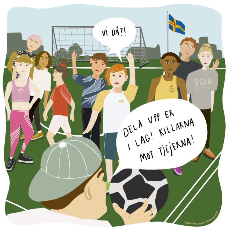 Idrott bland skolungdomar och förutfattade meningar kring identitet