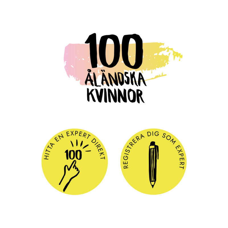 logo och knappar i färgglad profil 