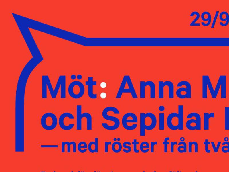 Text Möt Anna Mighetto och Sepidar Hosseini