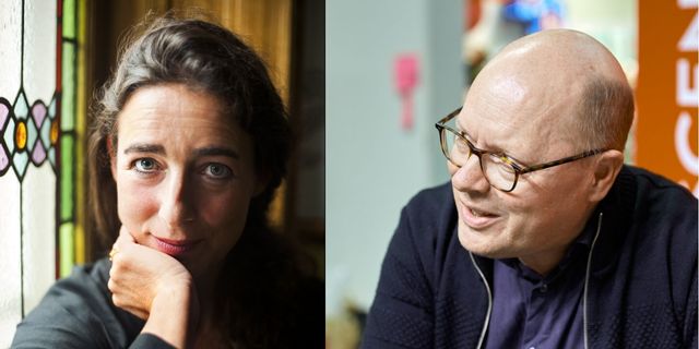 Porträtt av en kvinna och en man