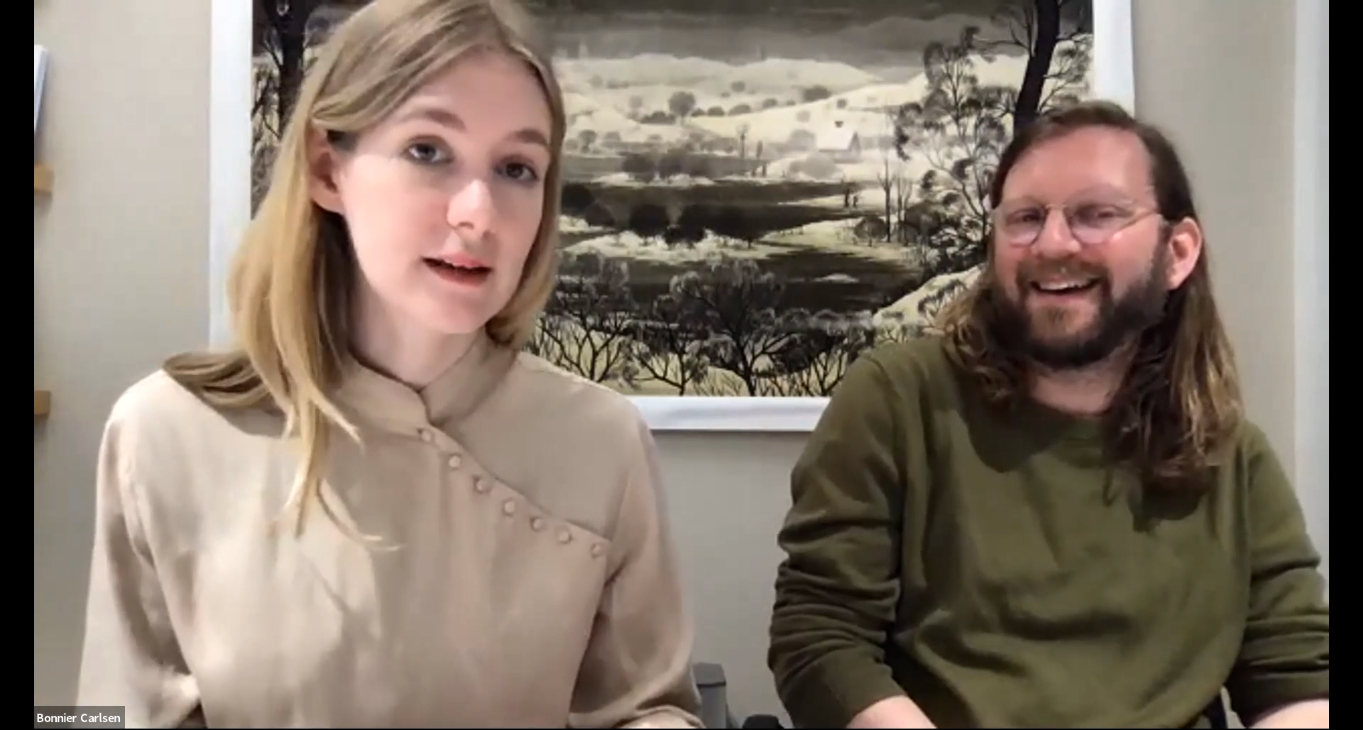 Karolina och Alexis berättar om bra tups för att illustrera barnböcker