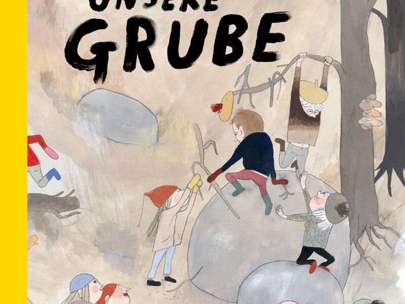 illustreat omslag till boken Gropen