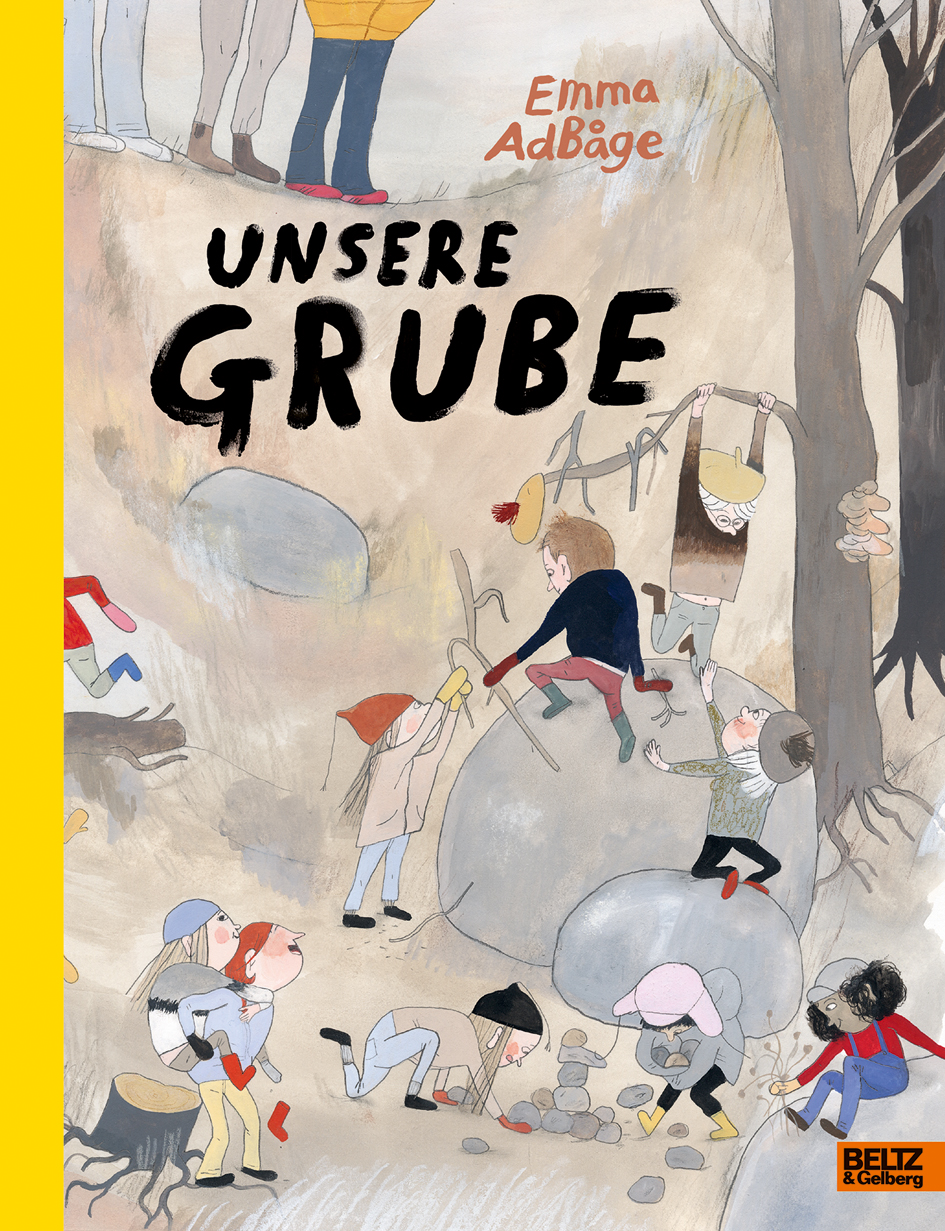 illustreat omslag till boken Gropen