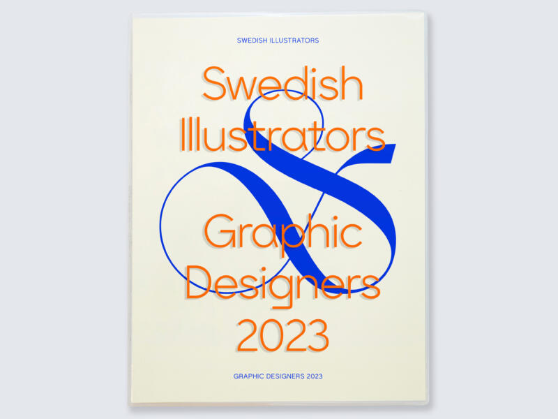 omslag till katalogen Swedish illustrators & Graphic Designers 2023