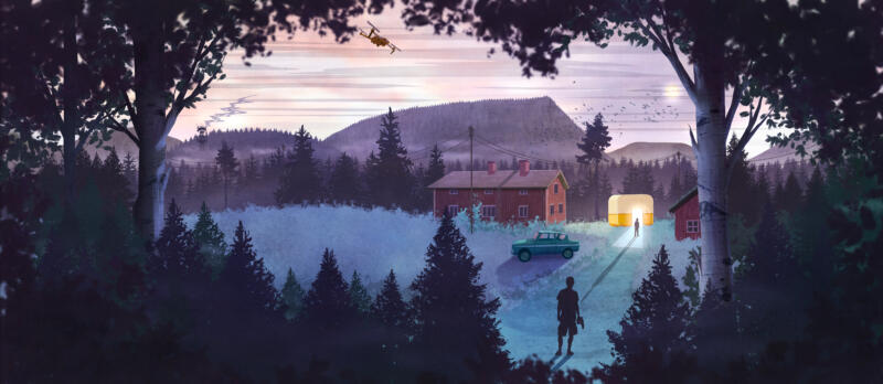 Cover illustration for post-apocalyptic chapter book aimed at 9-12 year olds.