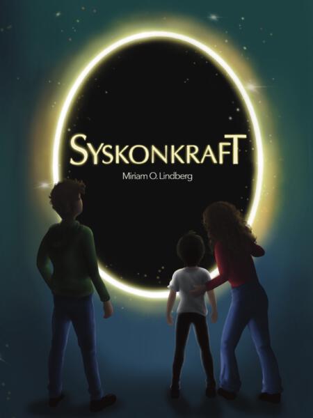 Bokomslag för fantasybok. Kapitelbok. Digital illustration