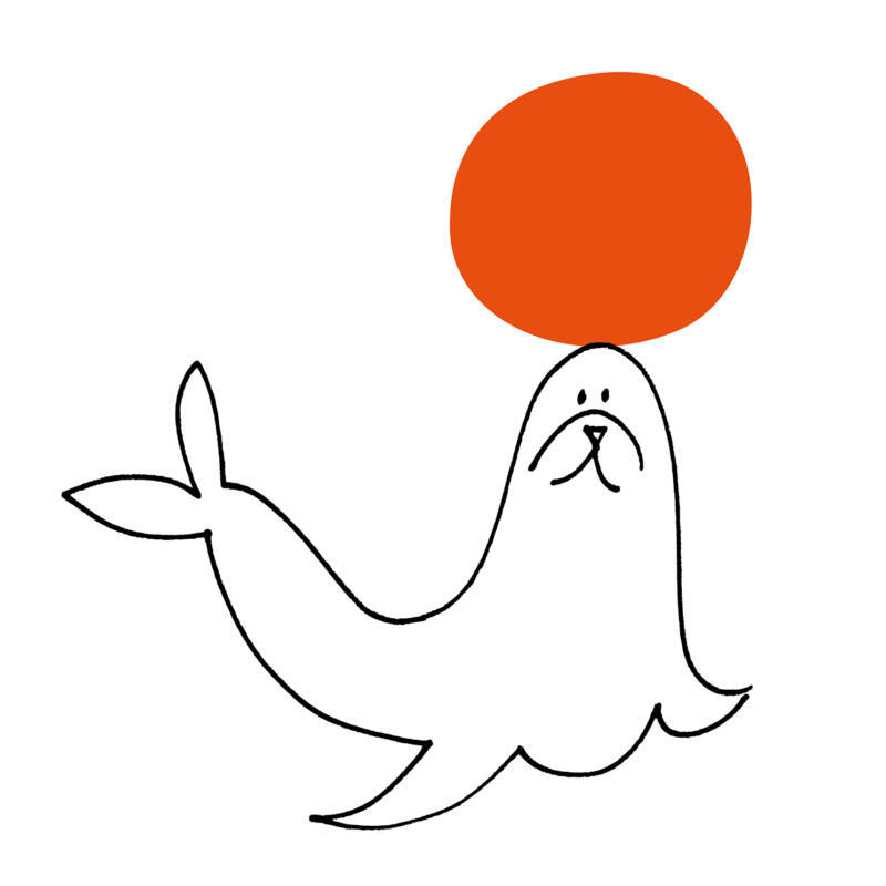 Linedrawing of seal.