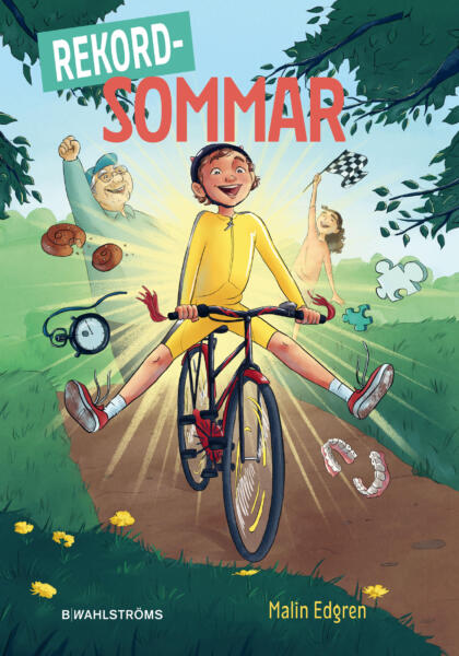 Omslagsbild av barnboken Rekordsommar