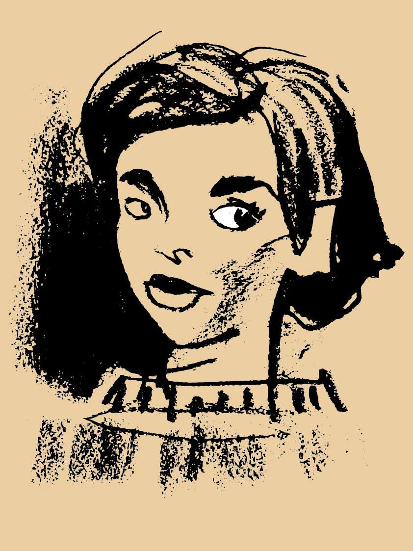 Illustration av Gloria vanderbilt