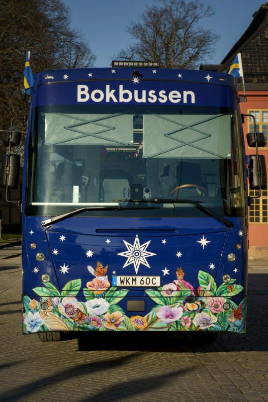 Bokbuss Bokbussen Offentlig konst