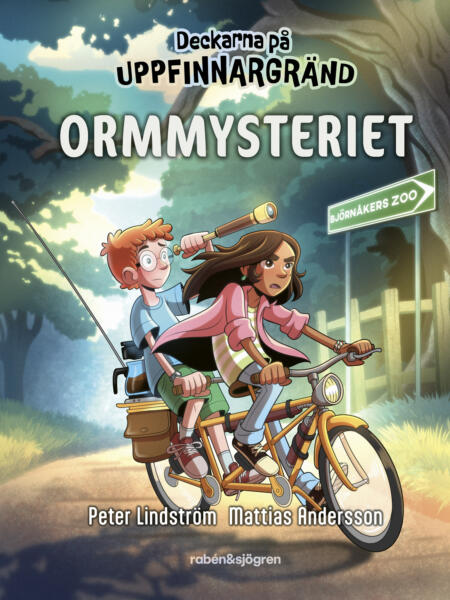 Deckarna på Uppfinnargränd Omslag Bok 1 Ormmysteriet