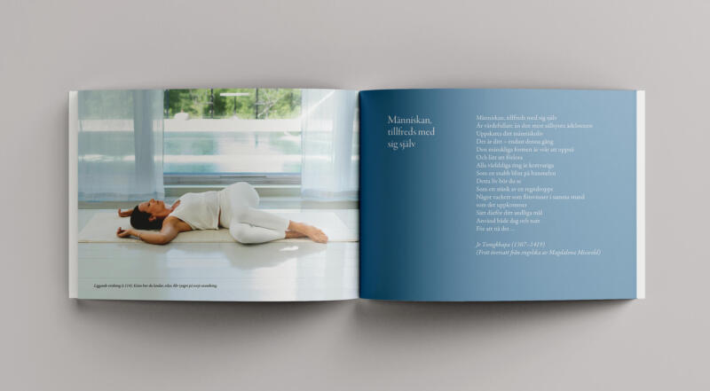 Uppslag i boken "Vila dig stark med yinyoga"
