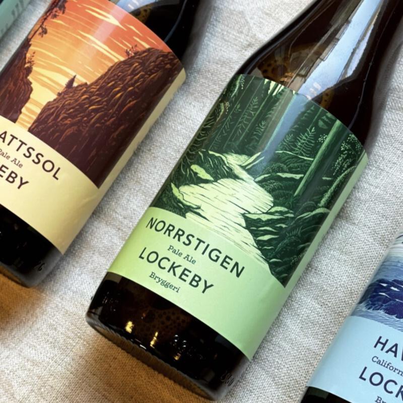 Lockeby Bryggeri, FMCA, Flatmate Creative Agency, Öletiketter, Etiketter, Produktdesign, Illustration, Yennifer Godin, yen_god