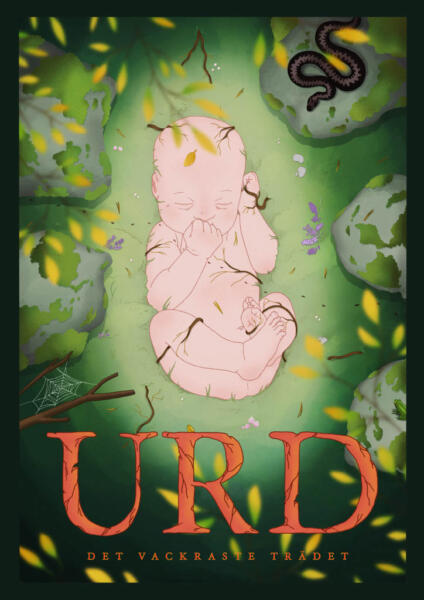 Urd, Nordisk mytologi, Urd illustration, Yennifer Godin, yen_god, Svensk illustratör, Swedish illustrator, Forrest illustration, Norse Mythology, Northern Mythology, Sweden
