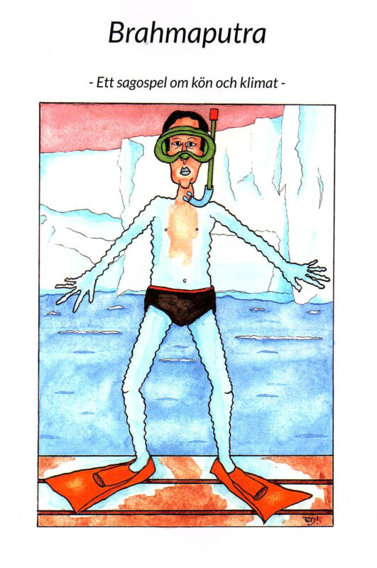 Grönland, simtur med simfötter, cyklopöga med snorkel, skakande av köld.