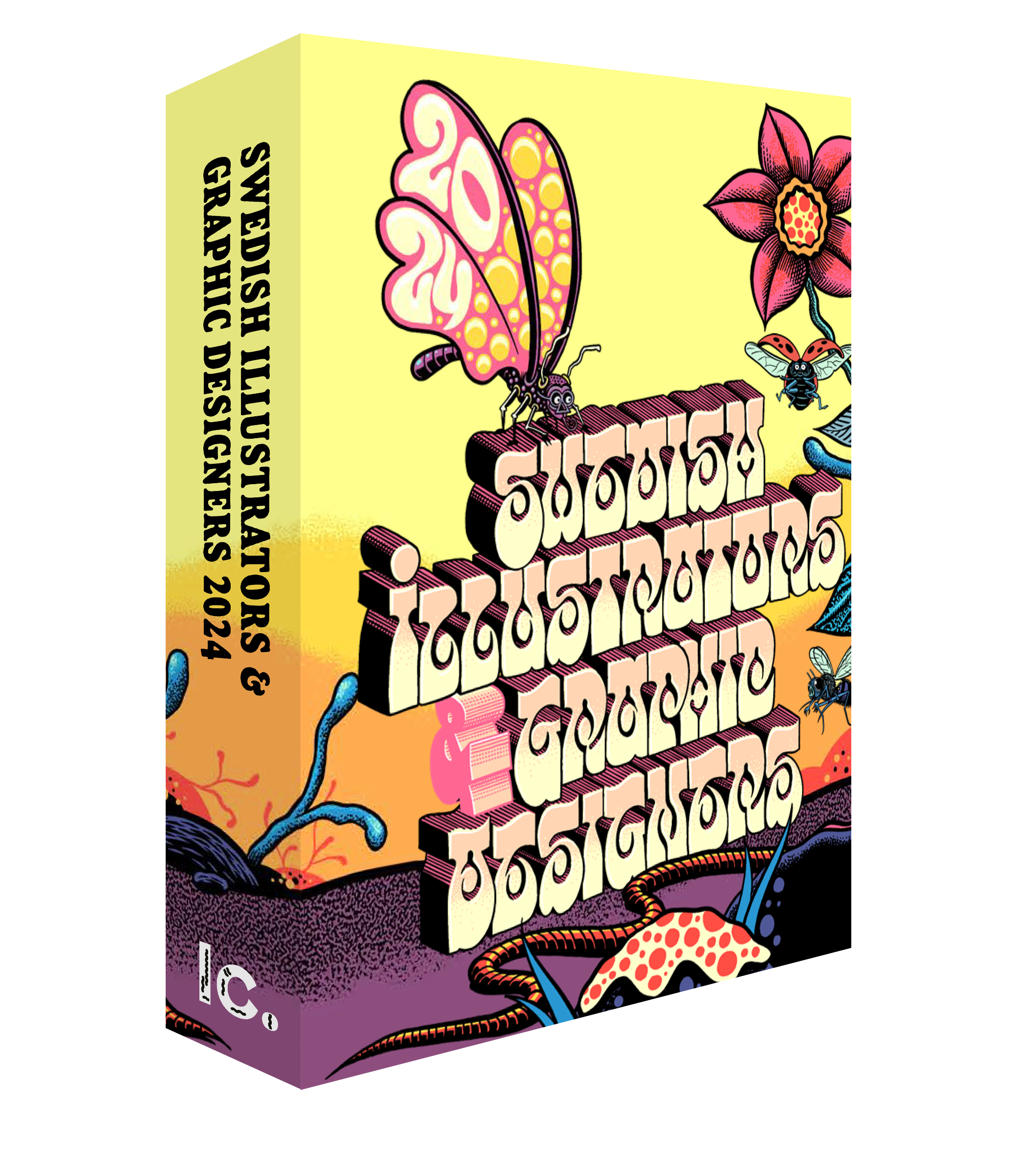 Omslaget av katalogen Swedish Illustrators and Graphic Designers 2024