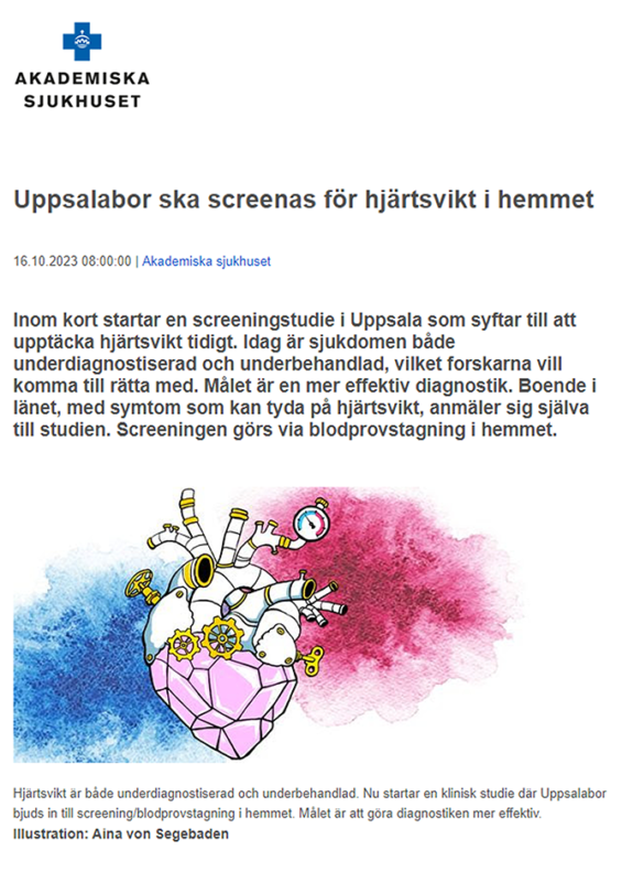akvarell, tecknad bild, tecknat, vattenfärg, illustration, svensk illustratör, illustratör, handtecknat, handritat, handritad illustration, hjärta, steam punk, mekanik, teknik, tryck, tryckmätarem hjärtfel, hjärtsvikt, hjärtsjukdomar, hjärtsjukdom, felande hjärta, hjärta som krånglar, blandteknik, Procreate, forskning, studie, Uppsala universitet, grafisk layout, layout, nyhetsbrev, utskick, digital publicering