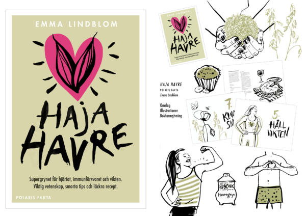 Omslag och innehåll till boken Haja Havre