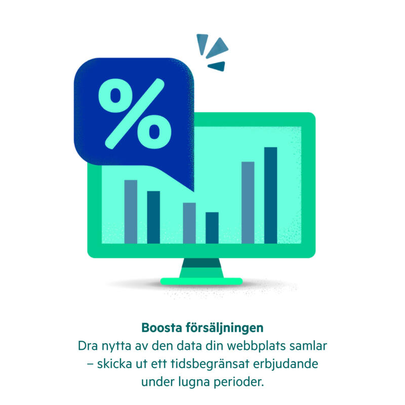 En dataskärm som visar ett ekonomiskt diagram. Ett procent-tecken pekar på de lägsta staplarna. 