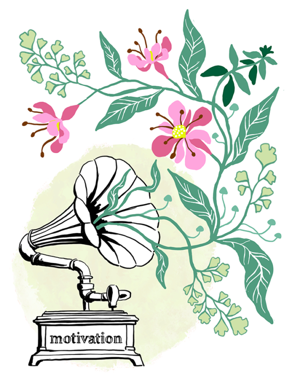 Procreate, collage, mix, creative, fantasy, Digital illustration, Digitalt, Illustration, handtecknat, Teckning, Tusch, Vektor, Visualisering, Tecknat, Visuell kommunikation, kreativitet, fantasi, krasse, växt, blomma. blommor, blad, grammofon