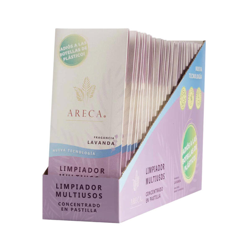 Display and container box for all-purpose cleaner tablets