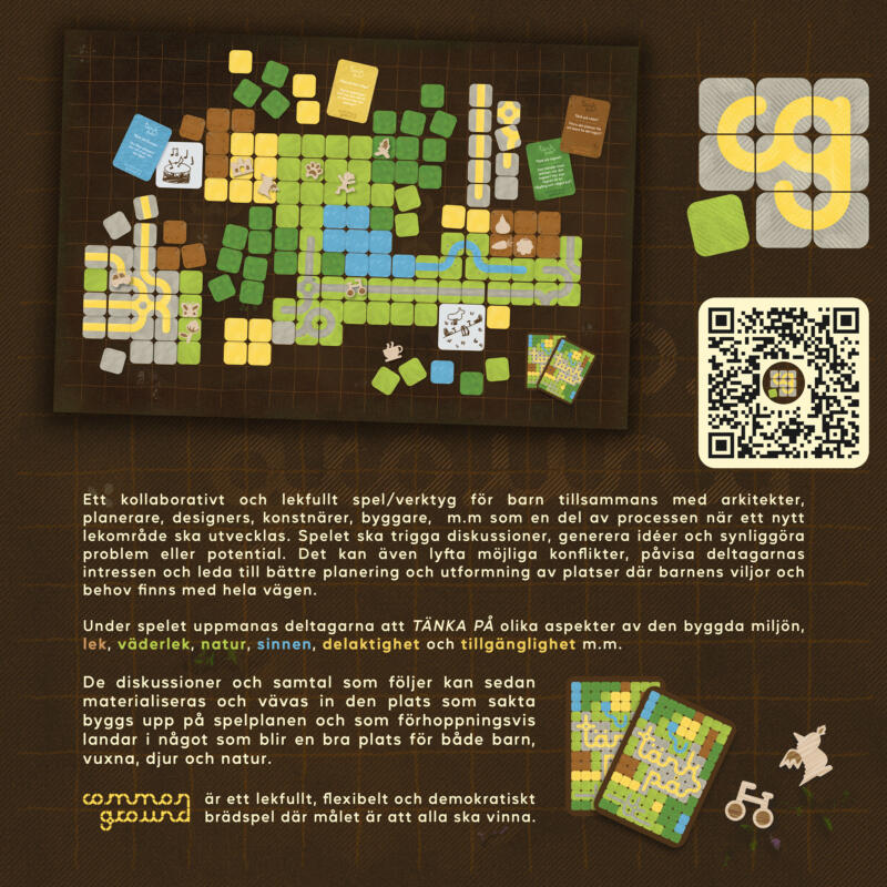Description of the Common Ground game with a map overview 