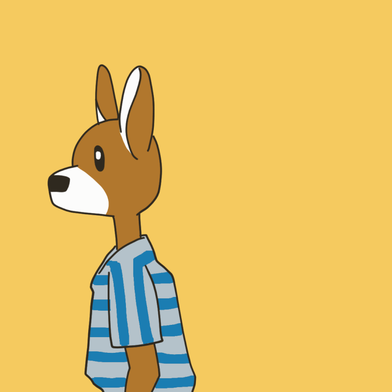 deer character head turn animation