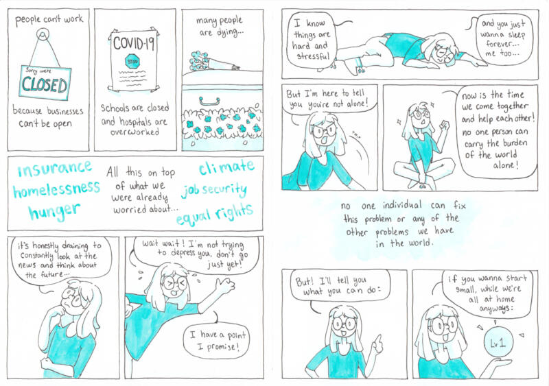covid theme comic