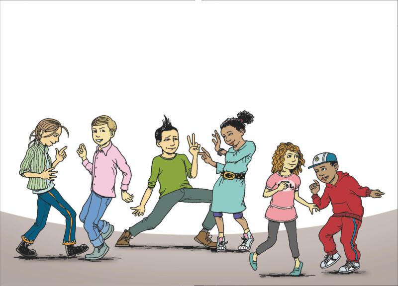 Dansa, disco, barn, ungdom, danspar, par