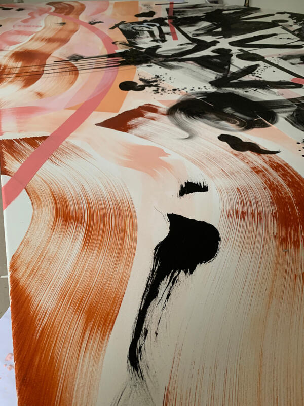 Detail from a wall painting at Restaurant Artilleriet