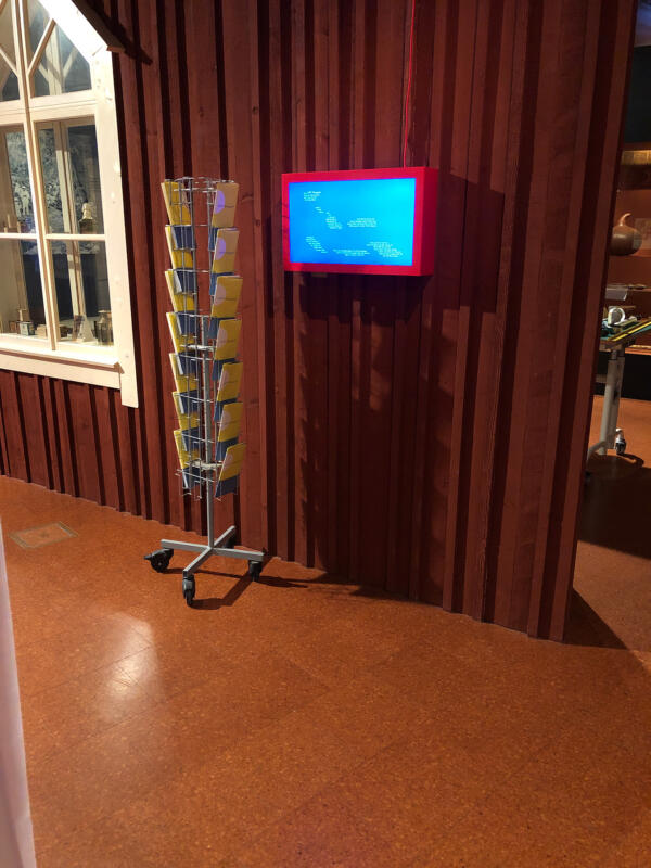 Etnografiska museet, Konstfack, installation