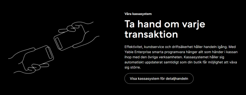 ikon för tjänsten tap to pay i kassasystem