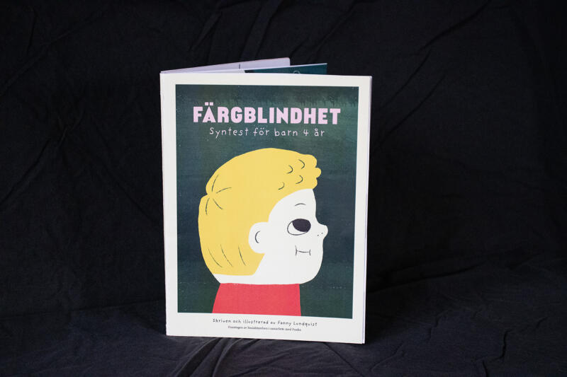 Framsida av boken Färgblindhet – syntest för barn 4 år