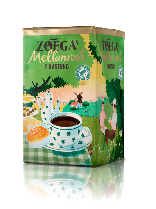 kaffe, förpackning, illustration, zoega, zoegas, jens magnusson,