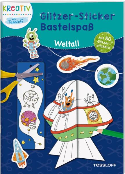 Barnbok, Läromedel, Pussel, Rymden, Varelser, cover