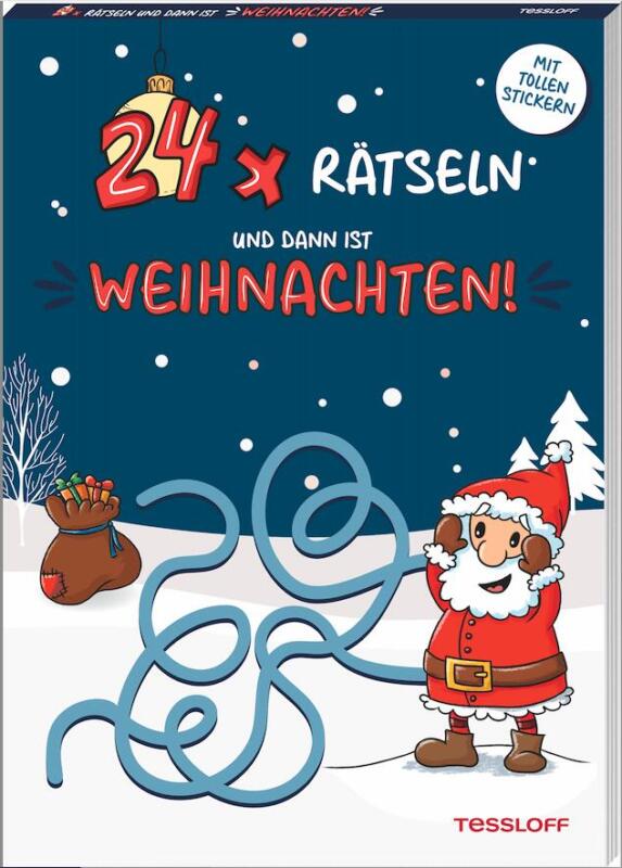christmas riddels, jul, pusselbok, kalender