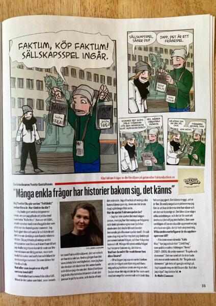 Första avsnittet av Feltänkt för Faktum, samt intervju med mig 