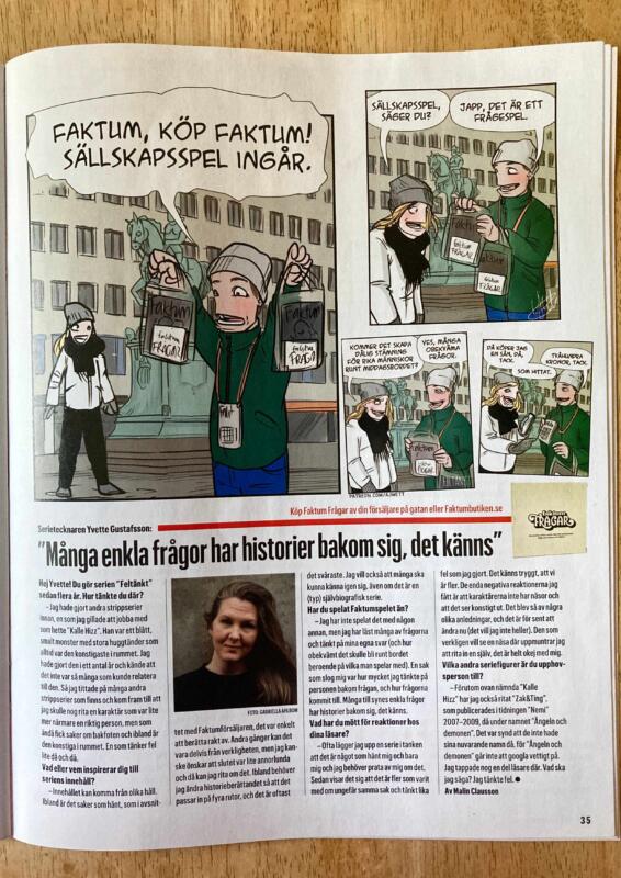Första avsnittet av Feltänkt för Faktum, samt intervju med mig 