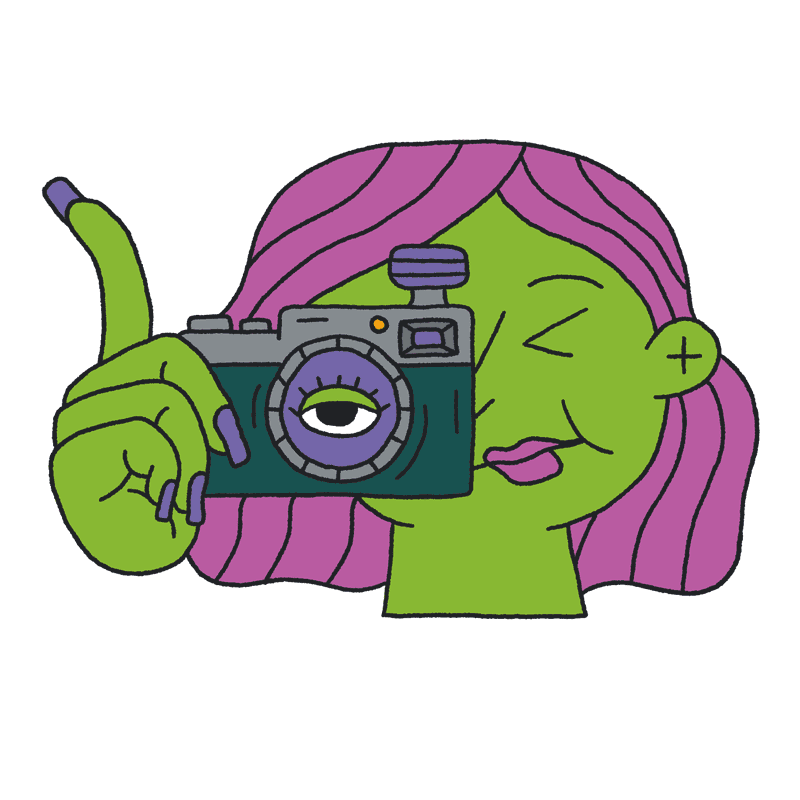 Gif-animation som representerar Fotografiutbildningen på Östra Grevie Folkhögskola.