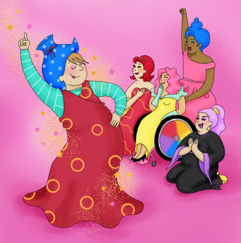 Liam är en dragqueen