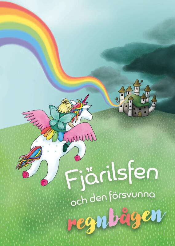 Bokomslag till Fjärilsfen och den försvunna regnbågen