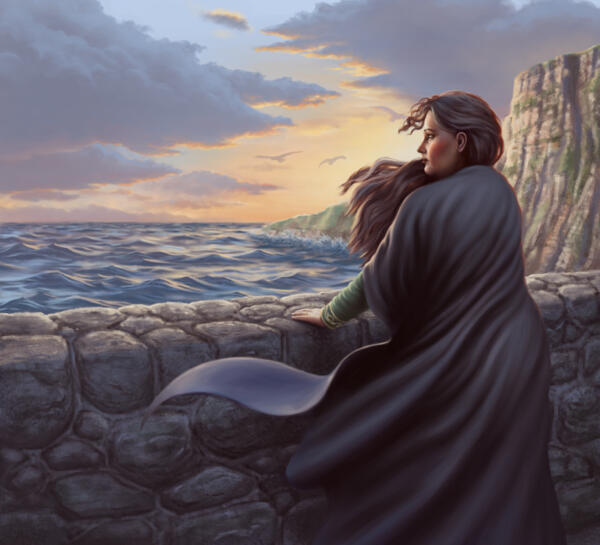 Illustration av Marya Seaworth från Sagan om is och eld.