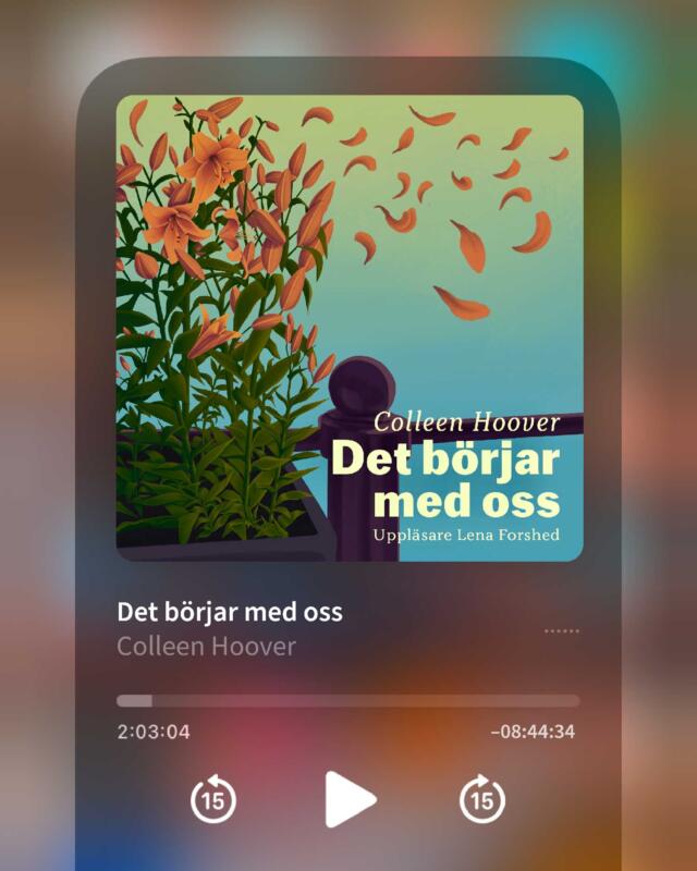 Ljudboksomslag till boken Det börjar med oss.