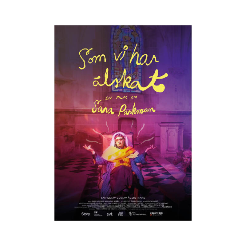 Marknadsföring för filmen om Sara Parkman. Skapad av Fia-Maria Näslund.