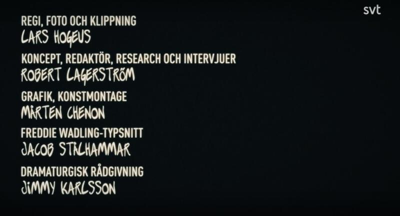 Samples of the Font based on Freddie Wadling's handwriting