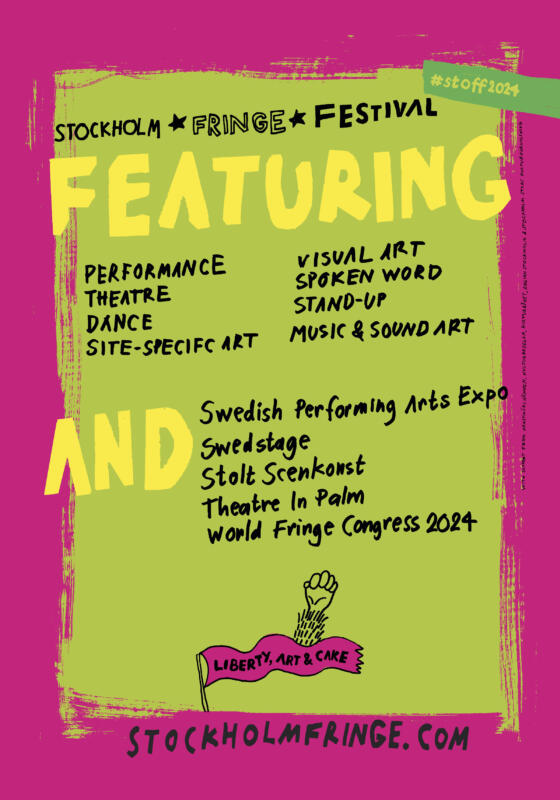 Stockholm Fringe Festival program.
