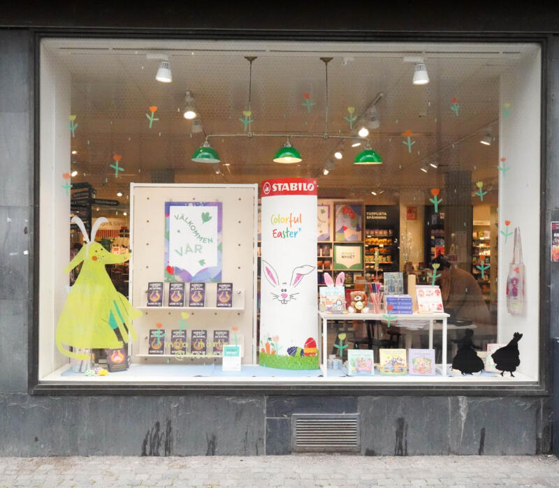Fönstermålningar i Uppsala.