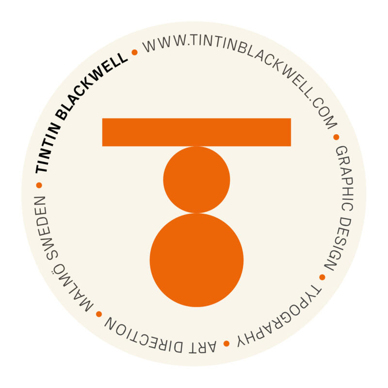 Bild på en enkel logotype formad av bokstäverna T och B i rödorange färg. 